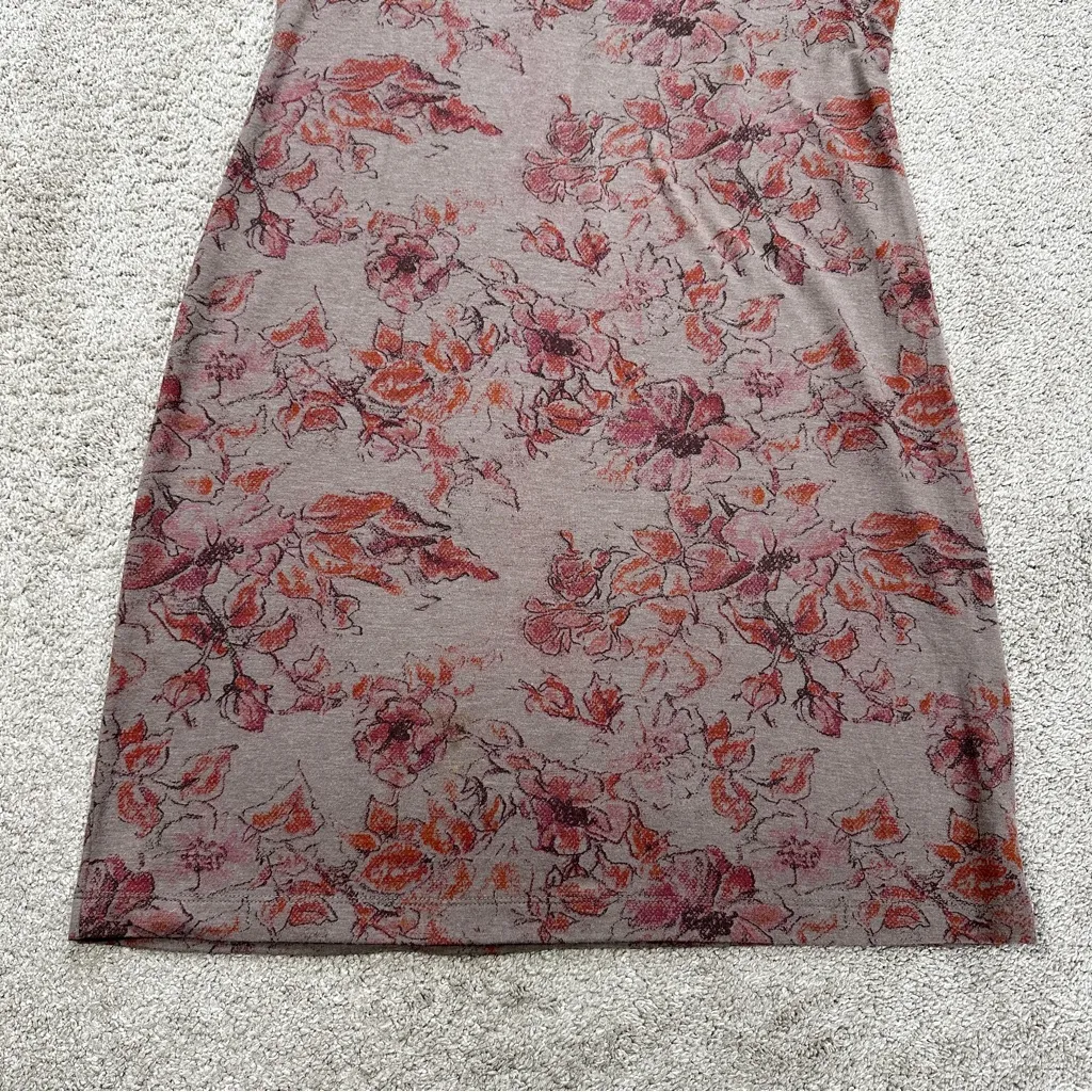 Peruvian Connection Women’s Modal Dress Shortsleeve Floral Printed Boho Size S - Image 4