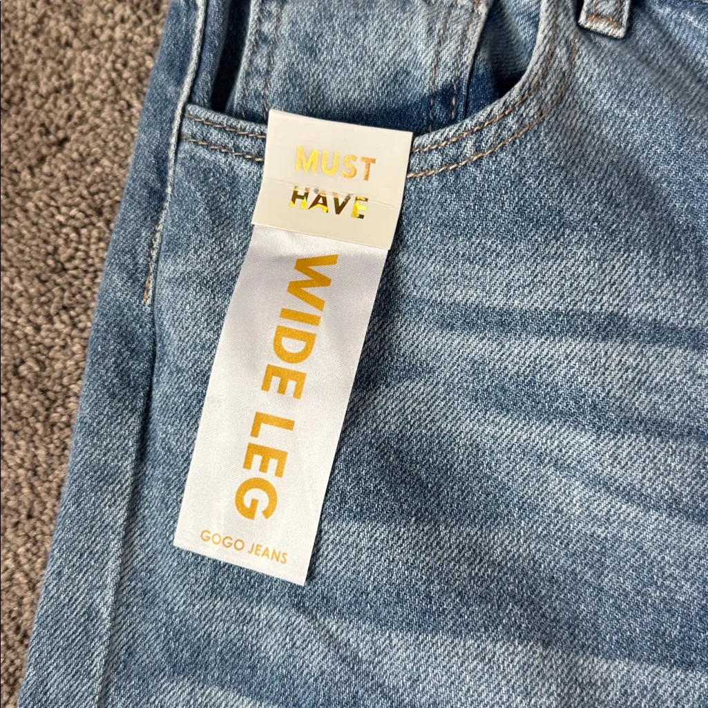 Gogo High Rise Classic Wide Leg Jeans SIZE 11 - Image 2