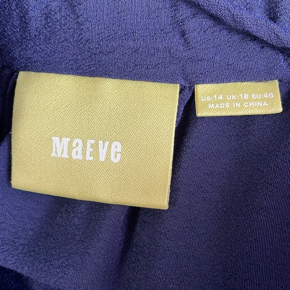 Anthropologie Maeve Brearly Cold Shoulder
Ruffle Top - Image 7