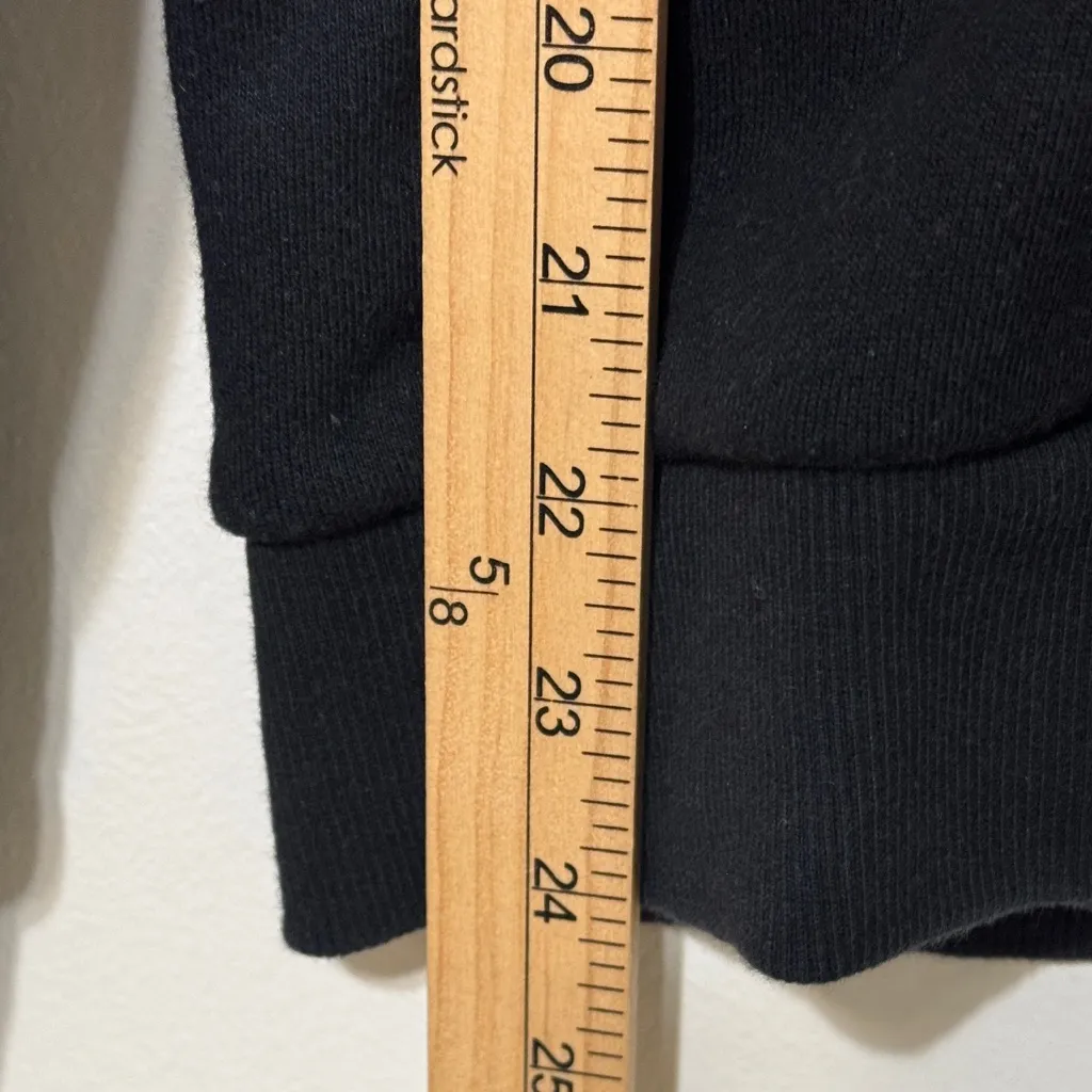 GAP Crewneck Sweatshirt Size Medium Washed Black Logo - Image 7