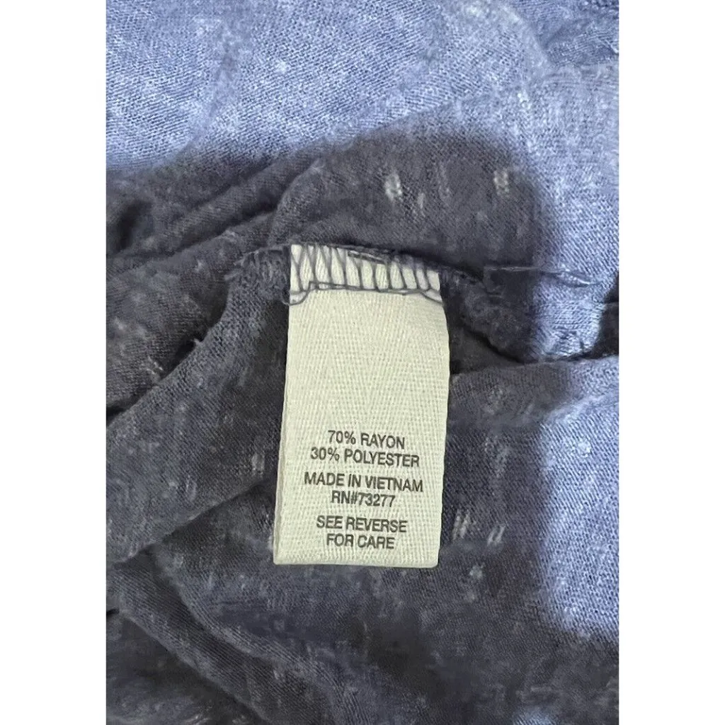 Mudd~ Short Sleeve Blue Pullover Soft T-short Style Top ~ Small - Image 6