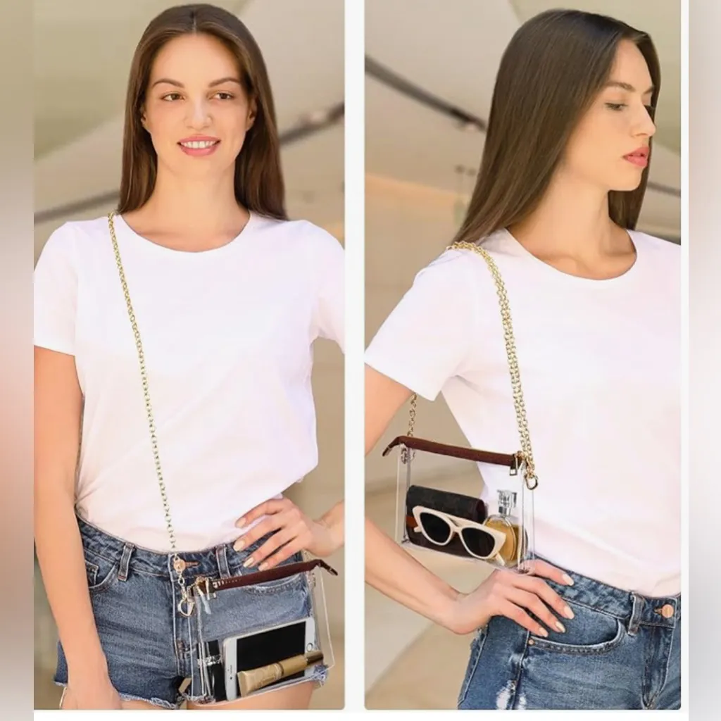 New Clear Purse for Women Stadium Bag Clear Crossbody - Image 2
