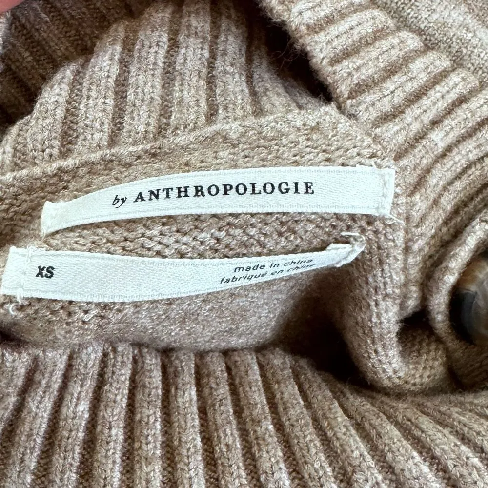 Anthropologie Margarita Tunic Sweater in taupe XS - Image 7