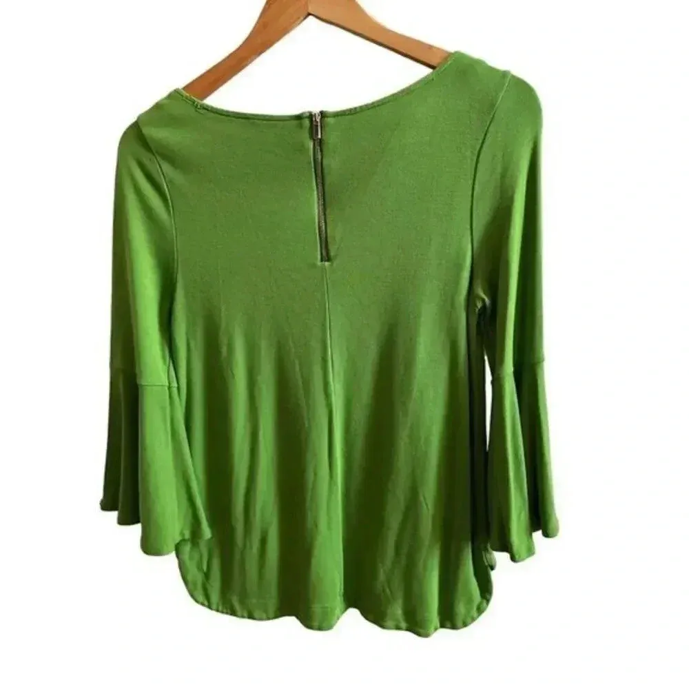 CROWN & Ivy Trumpet‎ Sleeves Shirt Size Small - Image 2