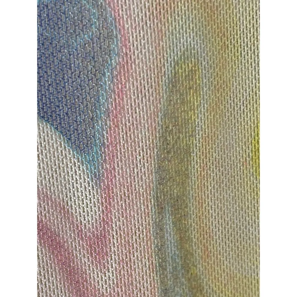 Le Runway Culture Sheer Swirl Mesh Midi Dress Large Pink - Image 8