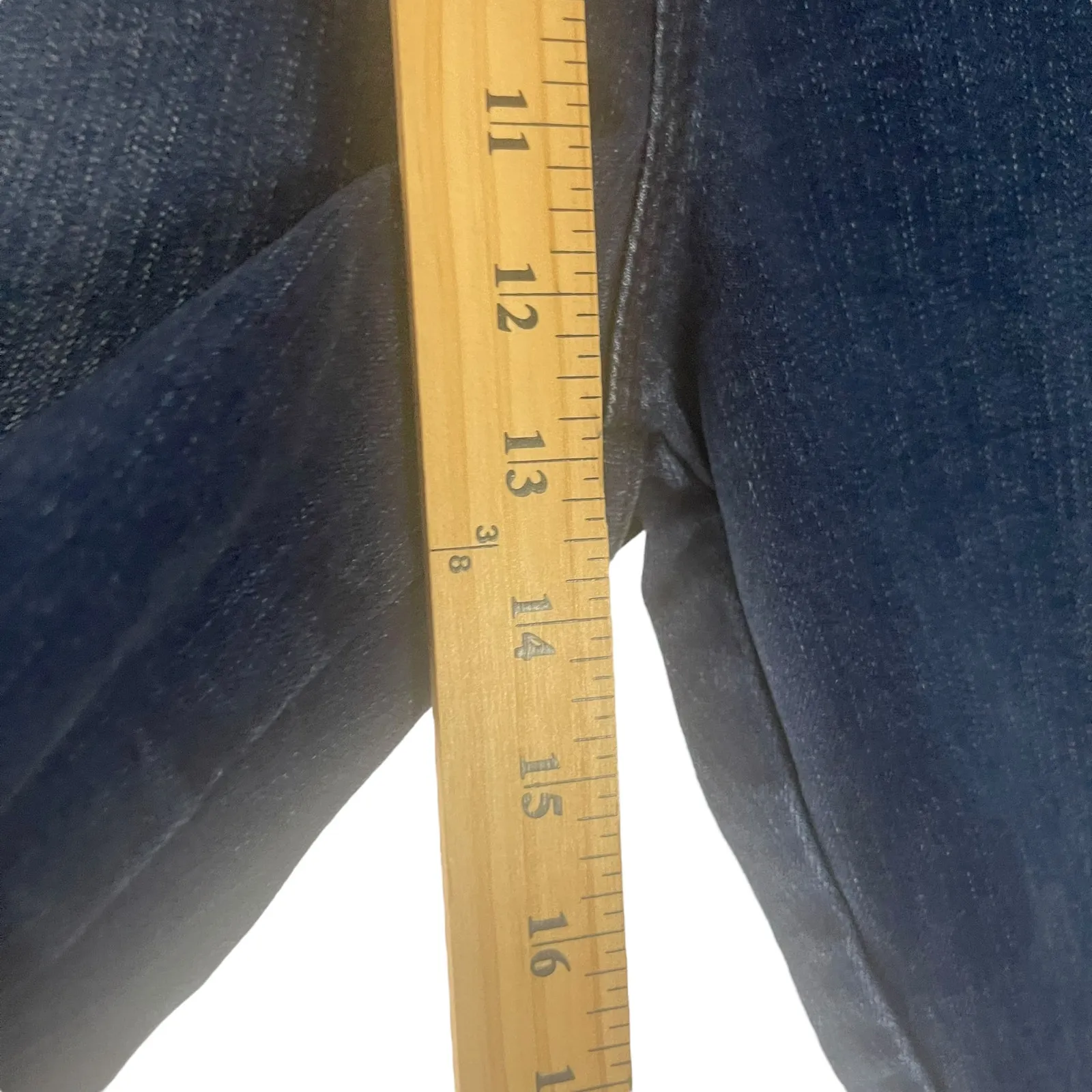 Old Navy Women's Plus Size 18 Tall Dark‎ Wash Flare High Rise Jeans - Image 9