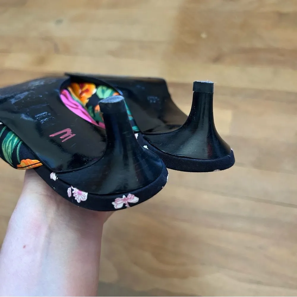 3.1 Phillip Lim Agatha Floral Mule Size 36.5 Kitten Heels - Image 9