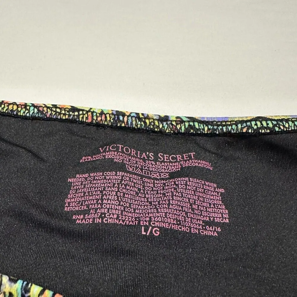 Victoria’s Secret Swim Multicolor Swimsuit Bikini Bottom Tassels Sz L Large NWT - Image 7