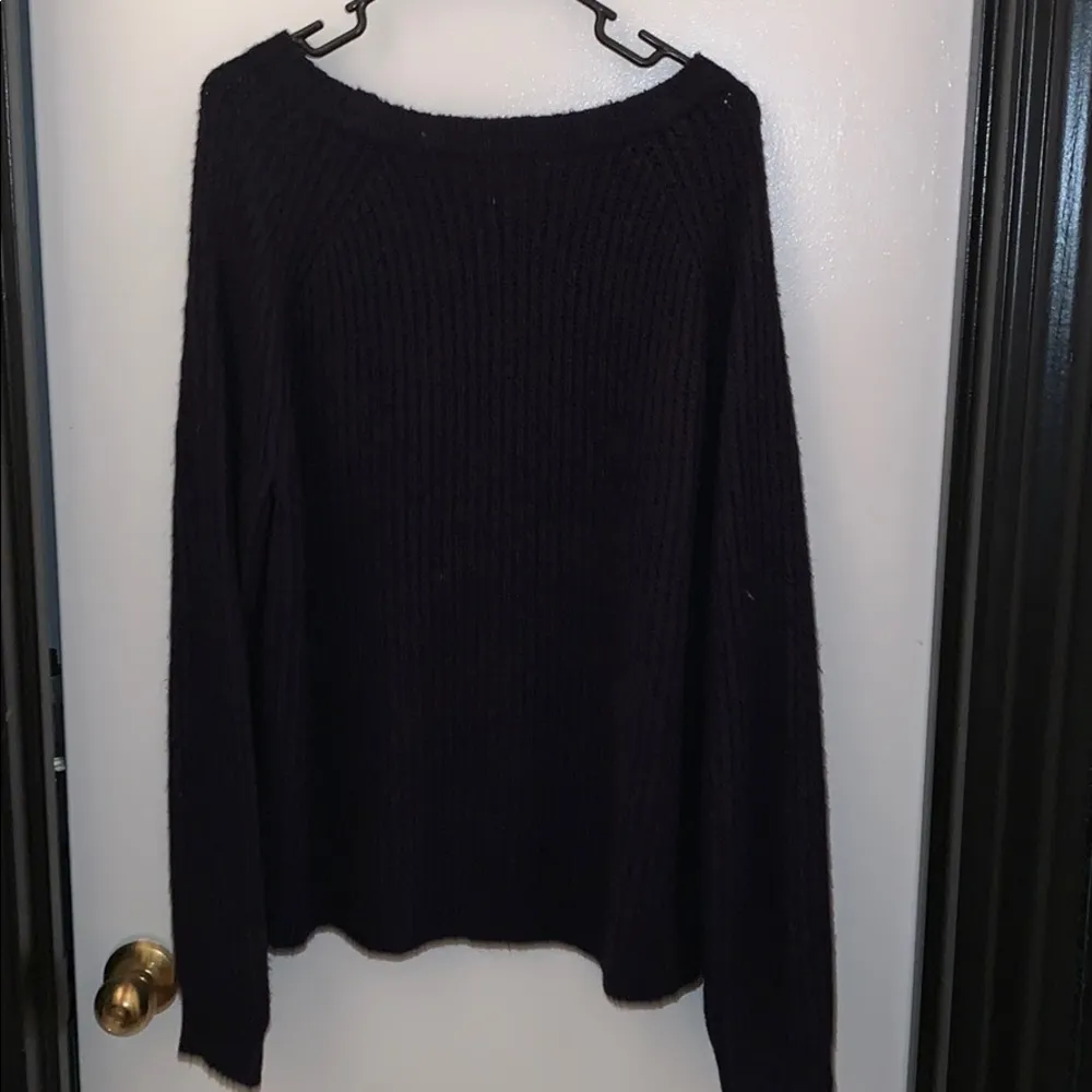 Joe Fresh Navy Sweater in Size Large - Image 3