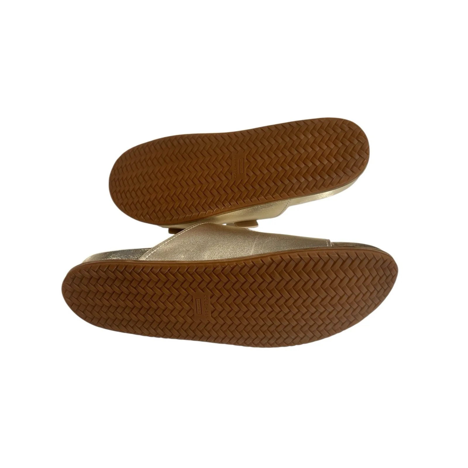 Cole Haan Women's Marisol Footbed Soft Gold Patent Leather Size 10 New - Image 5