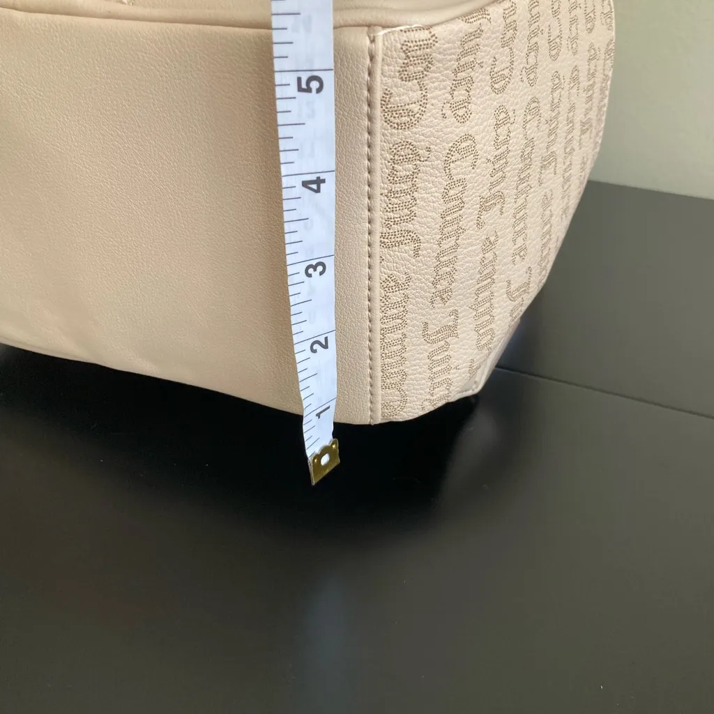 Juicy Couture Beige Backpack with Heart Charm - Image 12