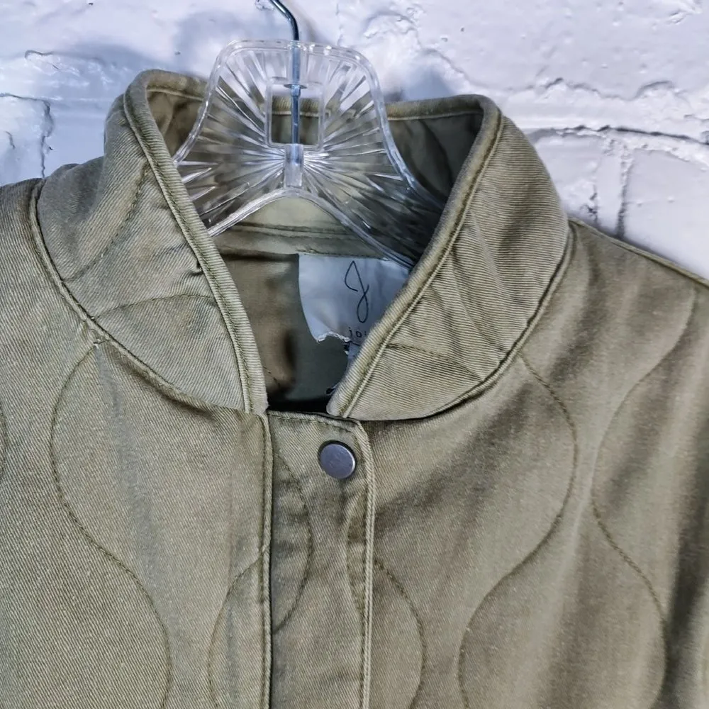 Quilted Jacket Olive green Size XS - Image 5