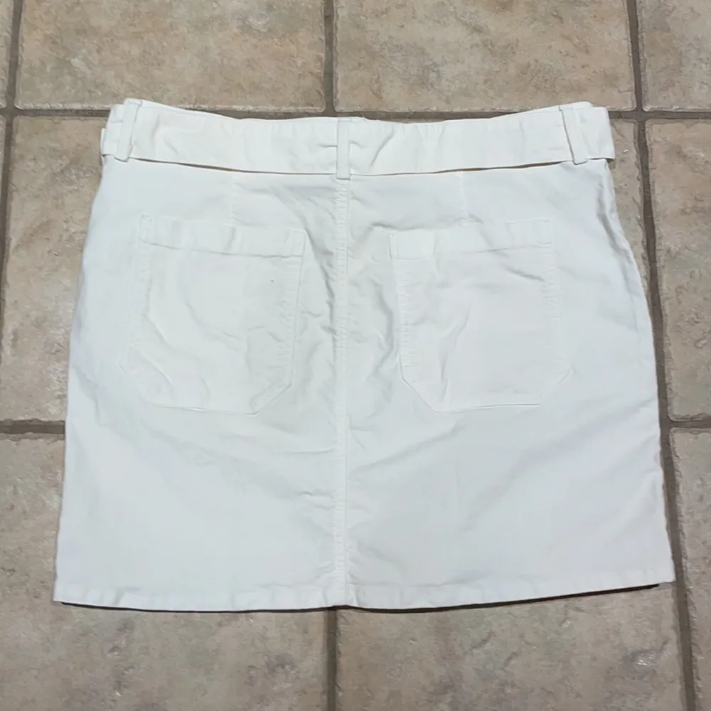 GRLFRND Ariana Belted Denim Mini Skirt Size 31 - Image 2