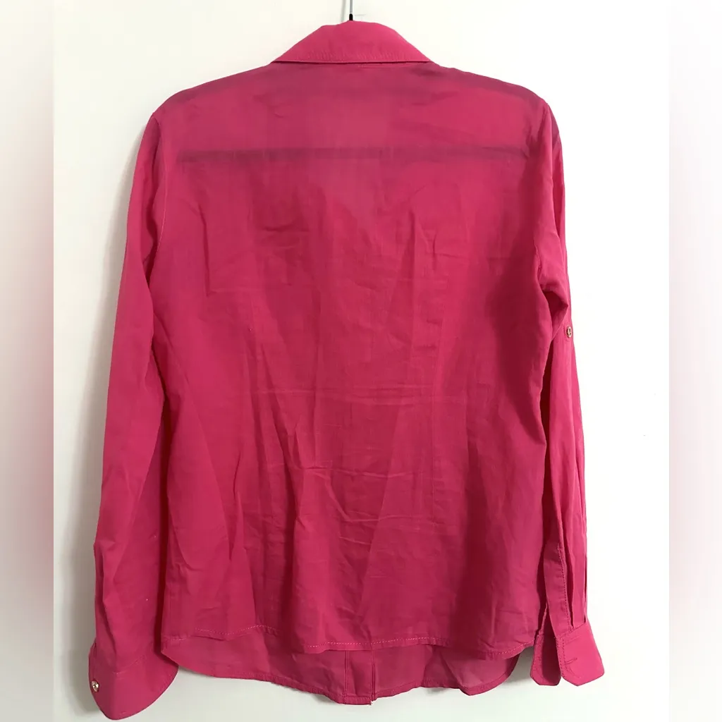 Lilly Pulitzer Pink Cruiser Camp Shirt 0 - Image 2