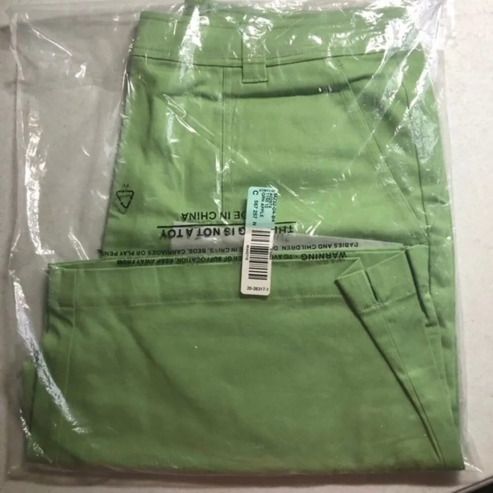 Appleseed’s Sz 12 Green Apple Cargo Shorts Chino High Rise Stretch NEW NWT - Image 5