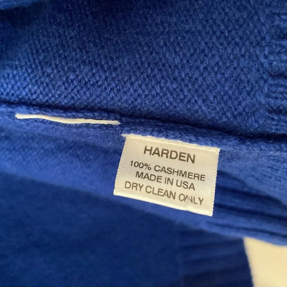 Harden x‎ Bogner x Fred Segal Hollywood Cashmere Cardigan Athleisure Size XXS Blue Size M - Image 5