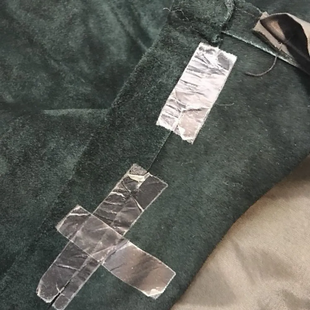 COMINT Leather Suede Pencil Forrest Skirt Green Size undefined - Image 7