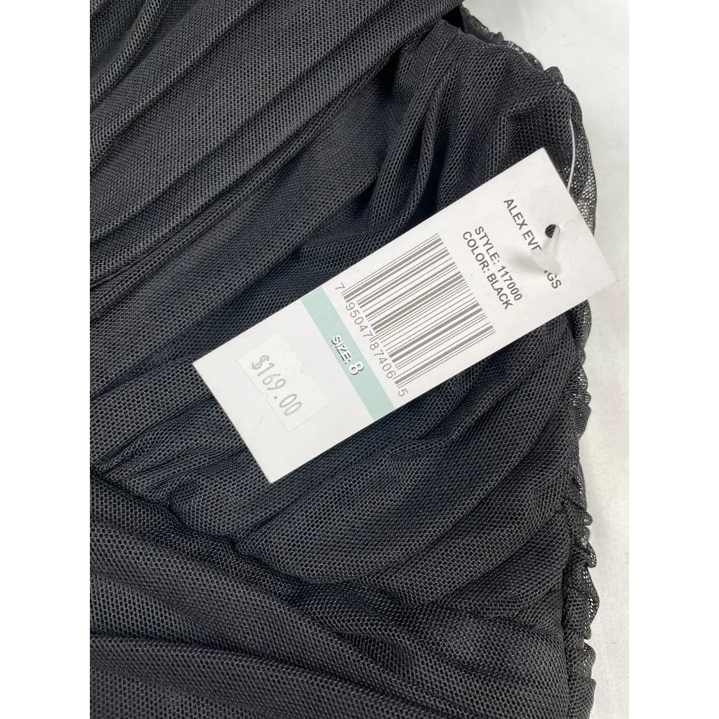 Alex Women's Black Evening Gown off the Shoulder/Dress/Maxi Size 8 SKU 4399 - Image 5