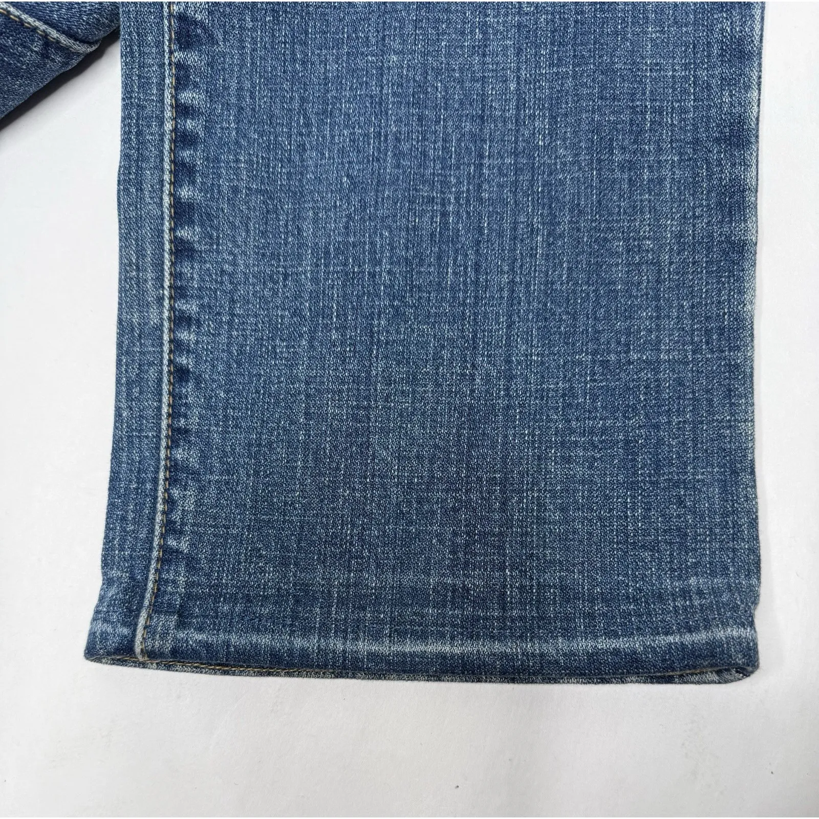 Levi's 505 Straight Leg Jeans Womens Sz 12M Light Wash Blue Denim Momcore Preppy - Image 12