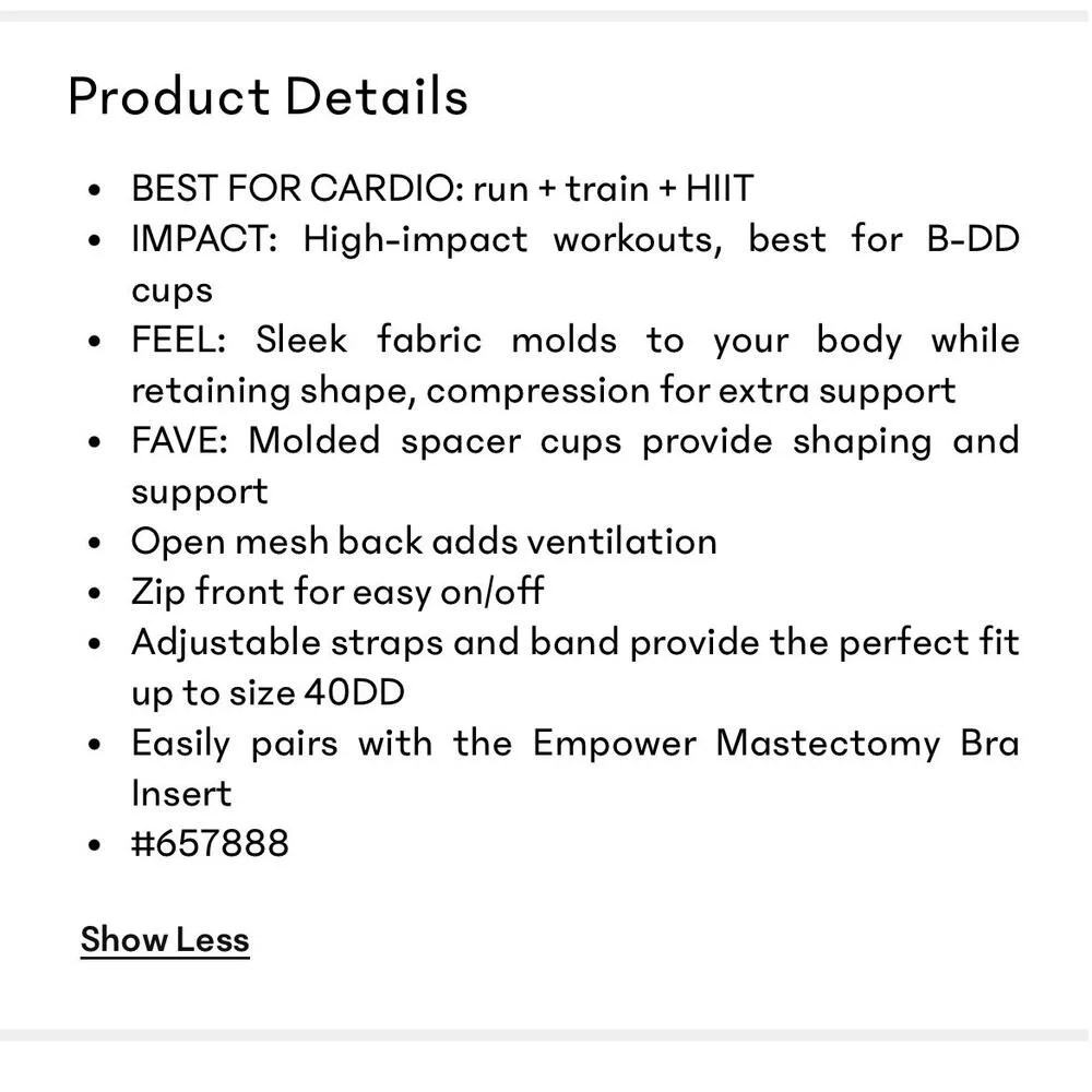 Athleta Advance Zip Front Bra B-DD Fuchsia Sports Athletic Nylon Size 38DD - Image 10