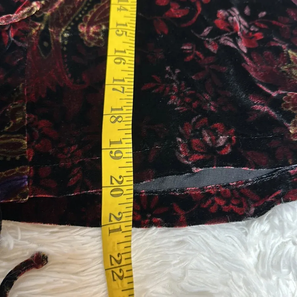 Vintage Bryan Emerson Crushed Velvet Cropped Jacket Size M - Image 10