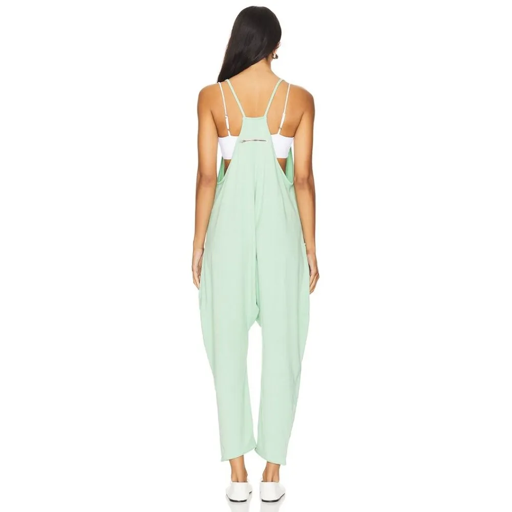 FREE PEOPLE Movement Hot Shot Onesie in Bright Jade Size Small Green - Image 3