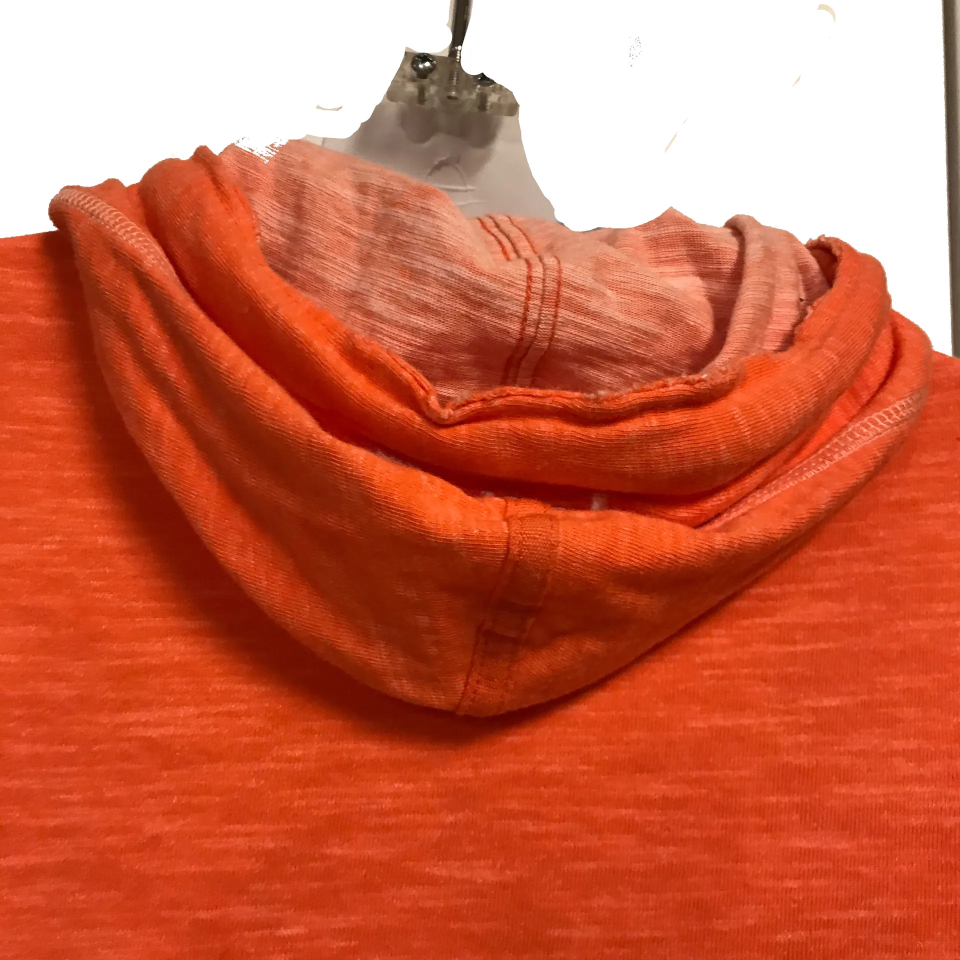 Bench  Orange Hooded Full Zip Sweatshirt Size S - Image 8