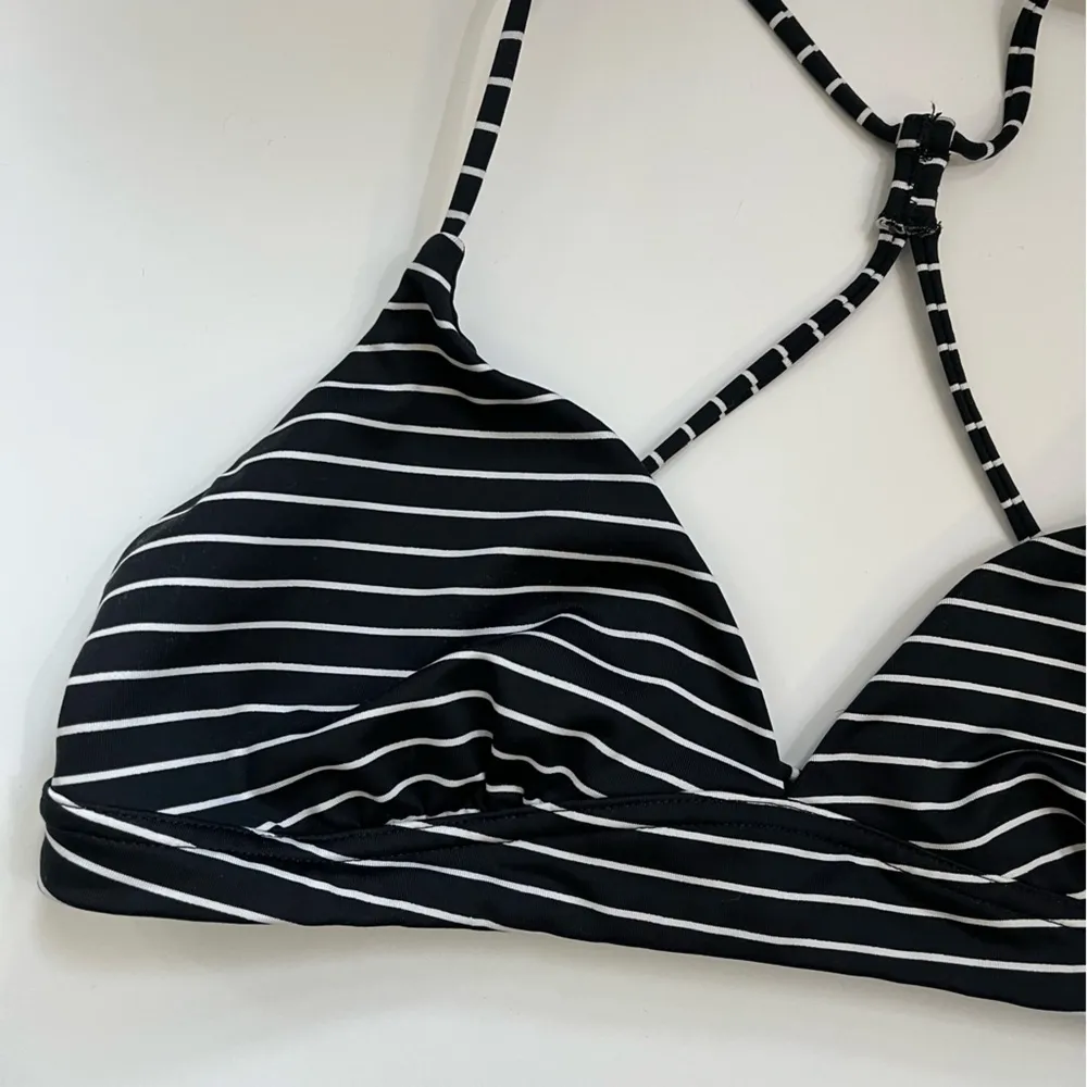 Victoria’s Sport • Black and White Striped Bikini Top - Image 2