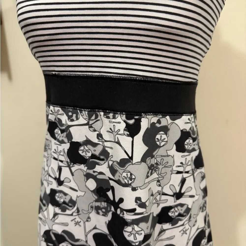 Soybu | Black and white patterned dress - Image 4