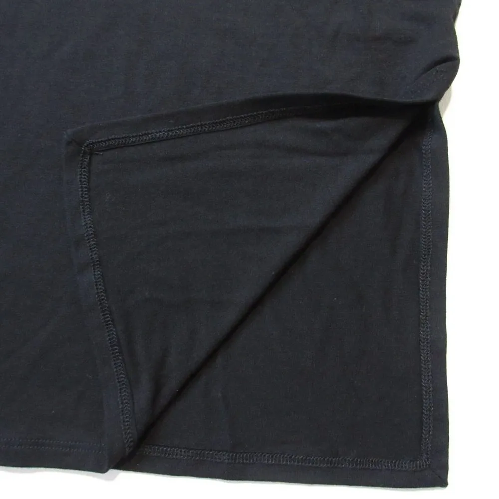 NWT Eileen Fisher Crew Neck Shift in Black Fine Tencel Jersey T-Shirt Dress XS - Image 3