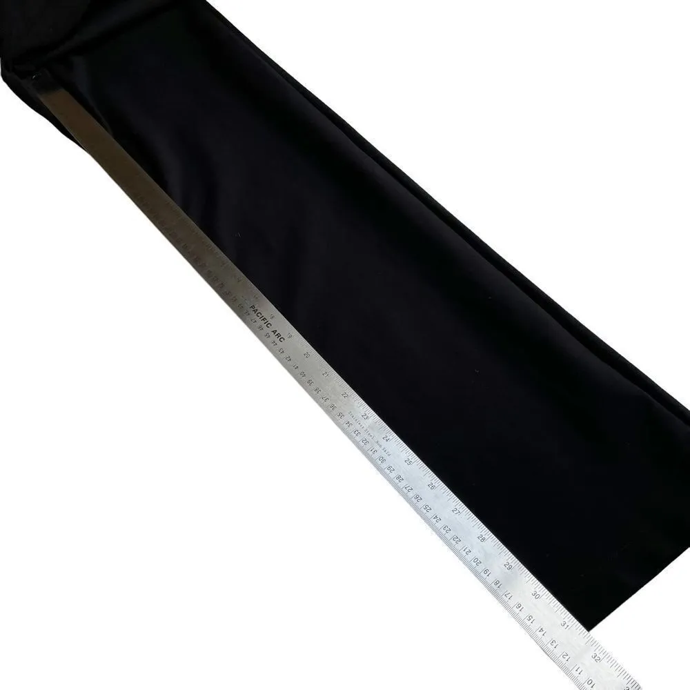 Betabrand black straight leg classic dress pant yoga pants - Image 10