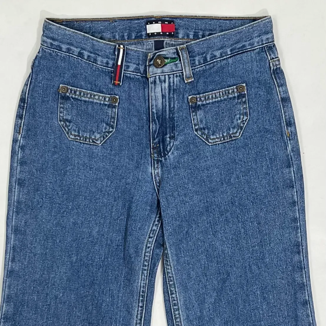 Tommy Hilfiger Vintage Hipster Wide Leg Jeans  - Image 3