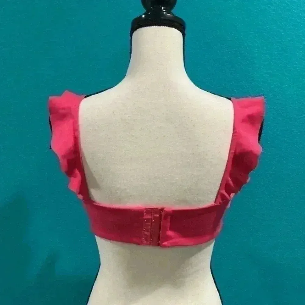 Majorelle sold by revolve pink Olga crop top in size medium - Image 5