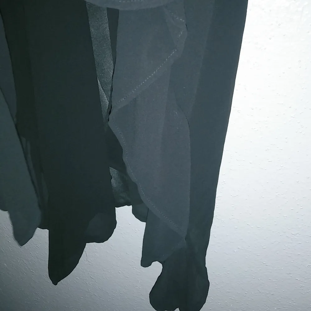 Jess Lea Boutique S Frilly Black Fancy Duster Top - Image 4