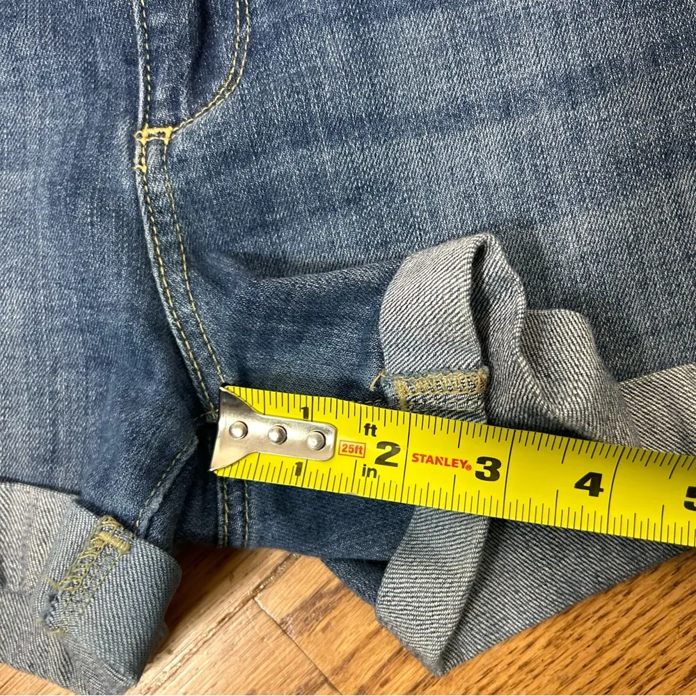 Paige | Jimmy Jimmy Distressed Denim Cuffed Hem Shorts Size 27 - Image 10