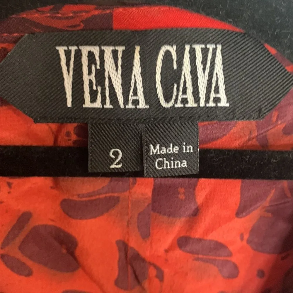 Vena Cava red and black tunic top size 2‎ Red - Image 6