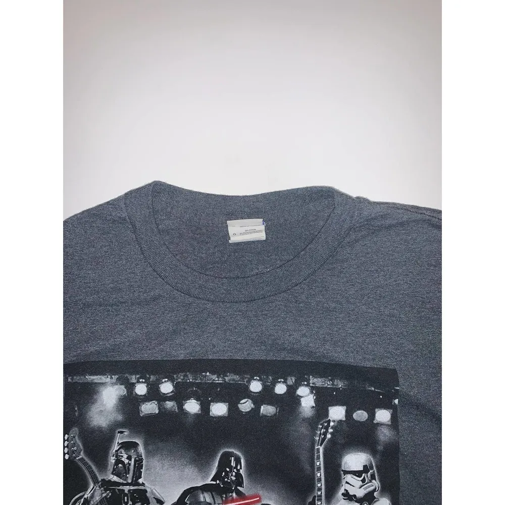 Vintage Rare  Band Vader Boba Fett Stormtrooper Shirt Size Large - Image 4