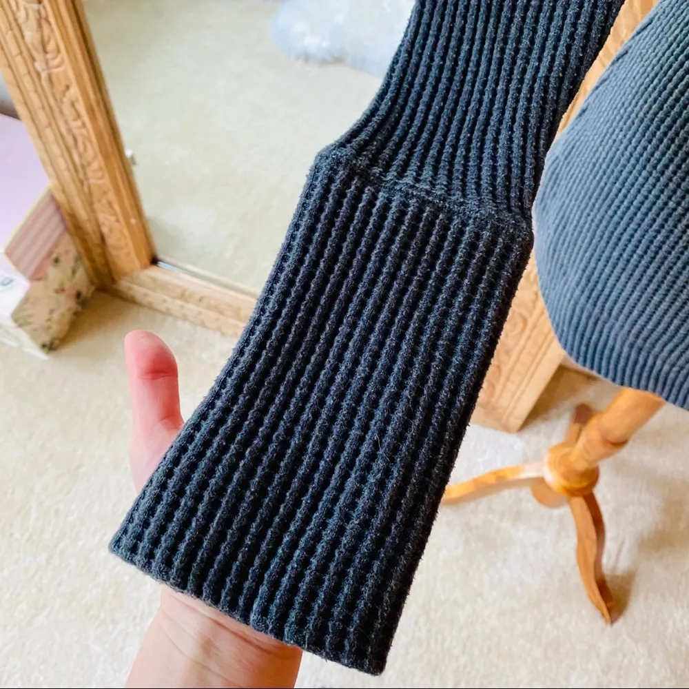 Merona Cowl Neck Waffle Knit Sweater - Image 5