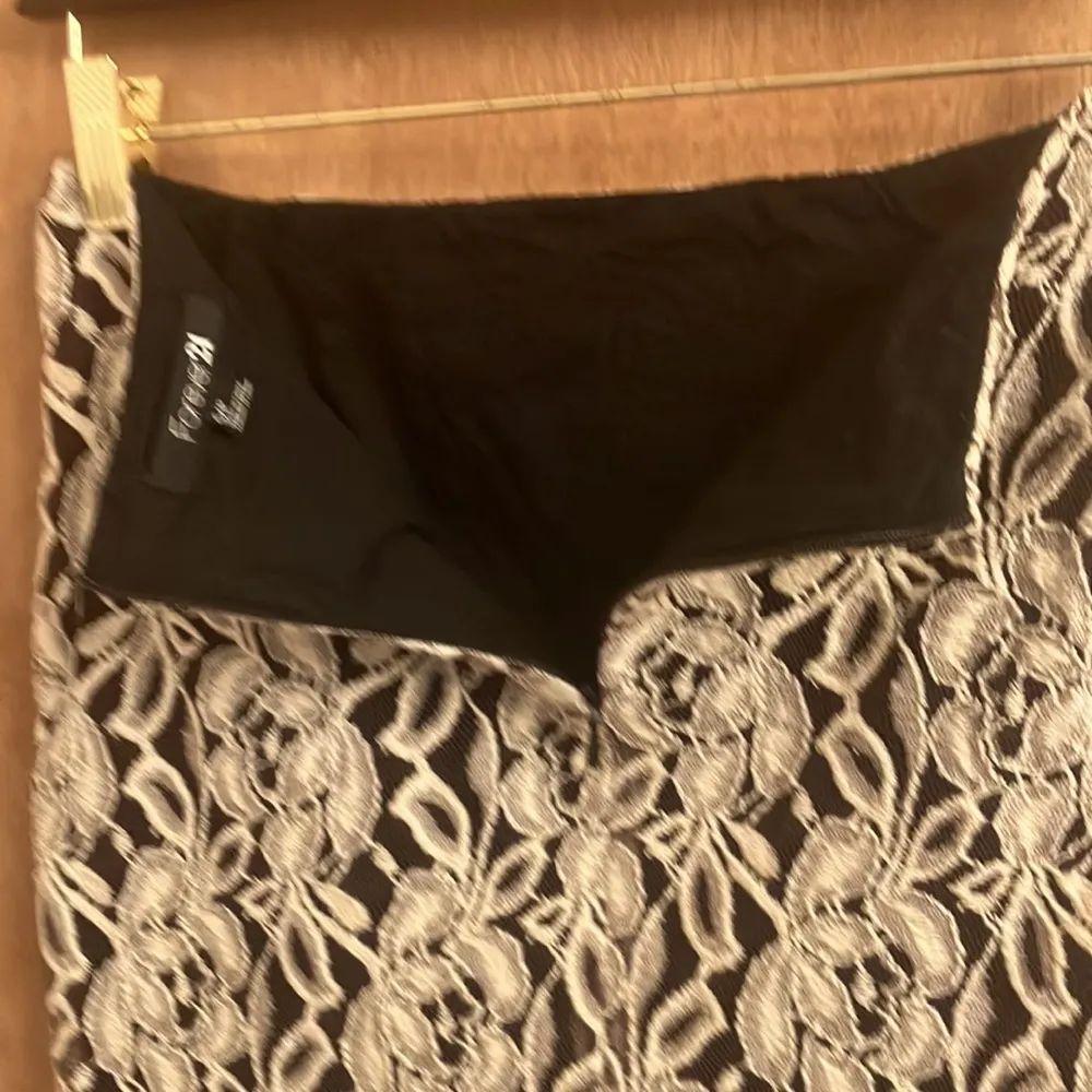 Lace floral print mini tube skirt - Image 6