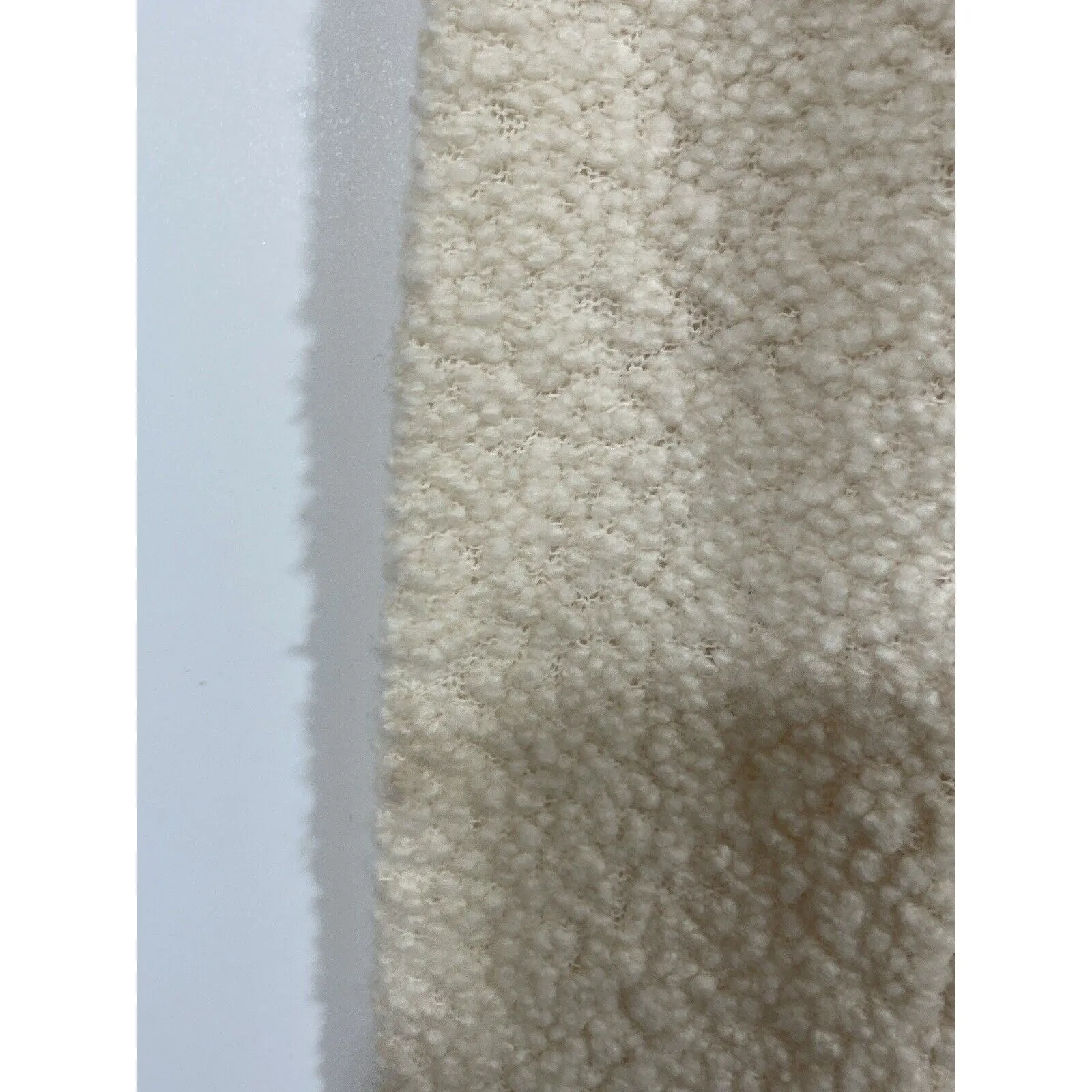 Theory Jaidyn Veiling Boucle Sweater Wool Blend Pullover Ivory Cream Size Medium - Image 6