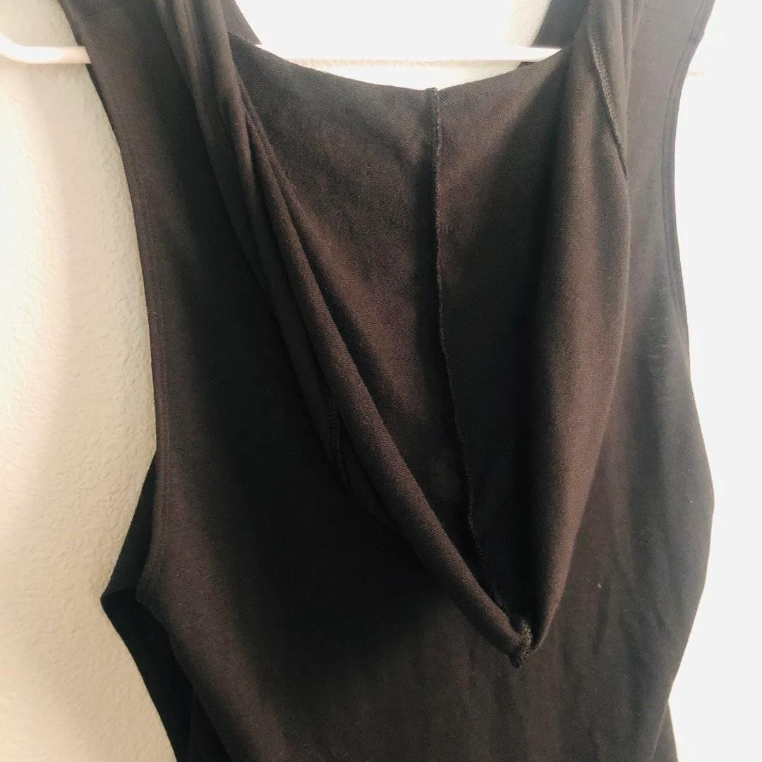 Sleeveless Hoodie Black - Image 3