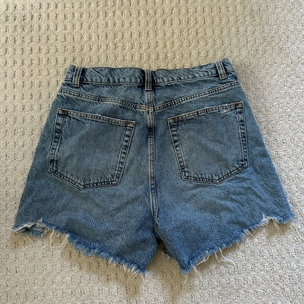 REFORMATION JEANS high rise denim shorts - Image 2