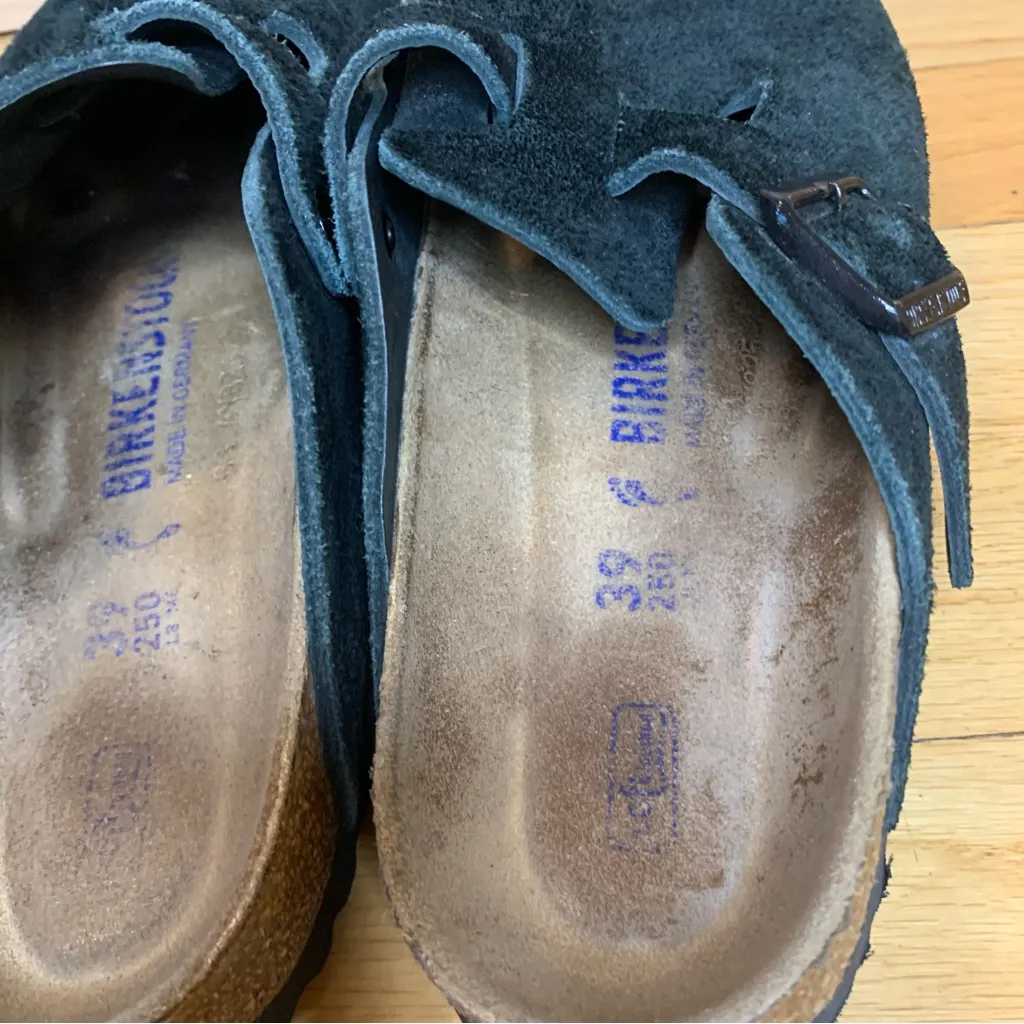 Birkenstock Boston Black Soft Footbed - Size 39 - Image 7