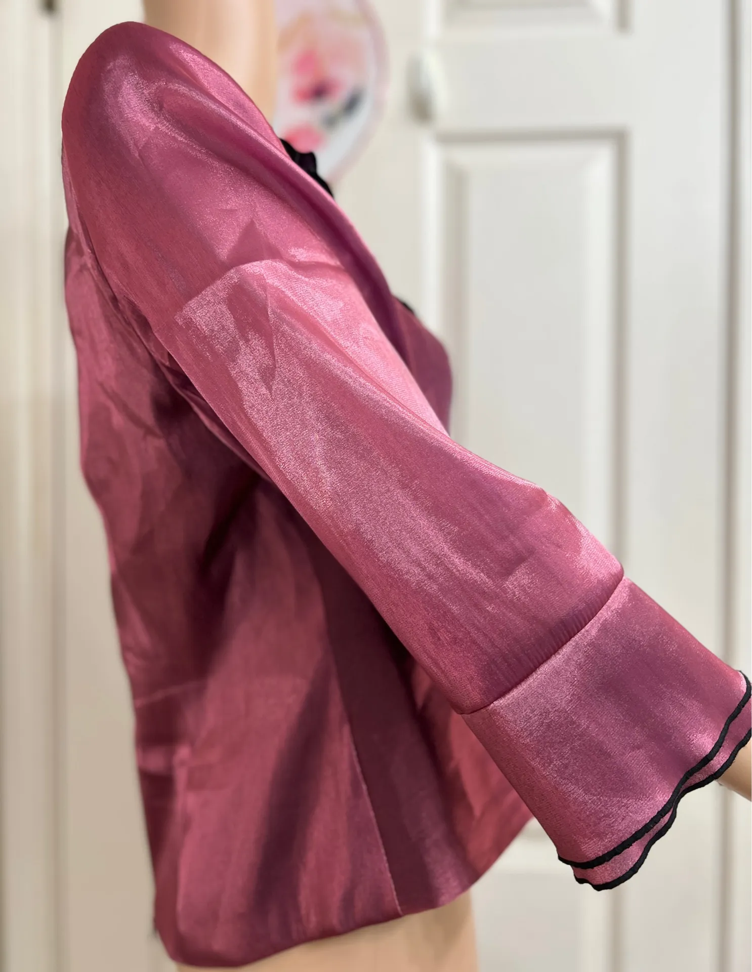 J.R Nites pink blouse size 8 - Image 3