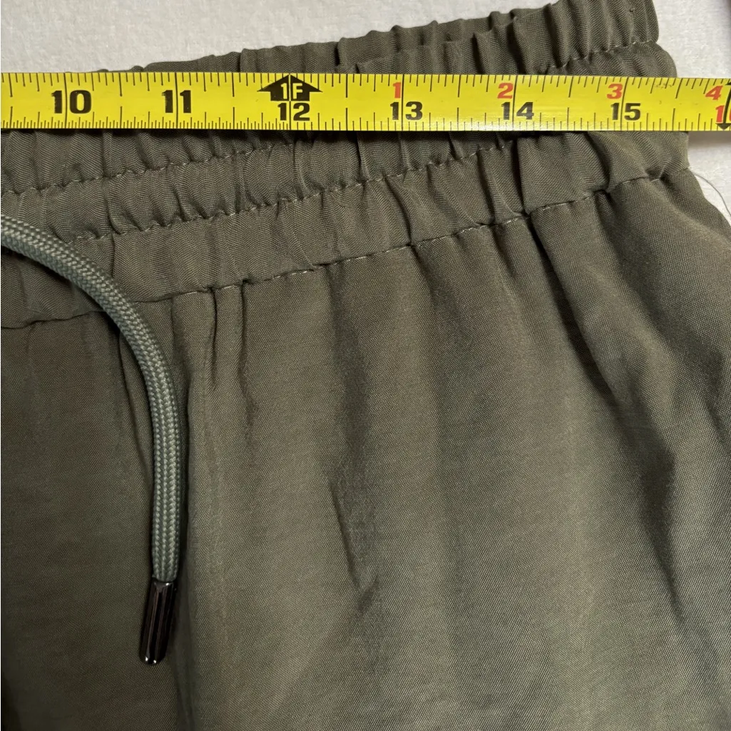Zara Olive Green Cargo Joggers Modal Blend Size‎ Large EUC - Image 3