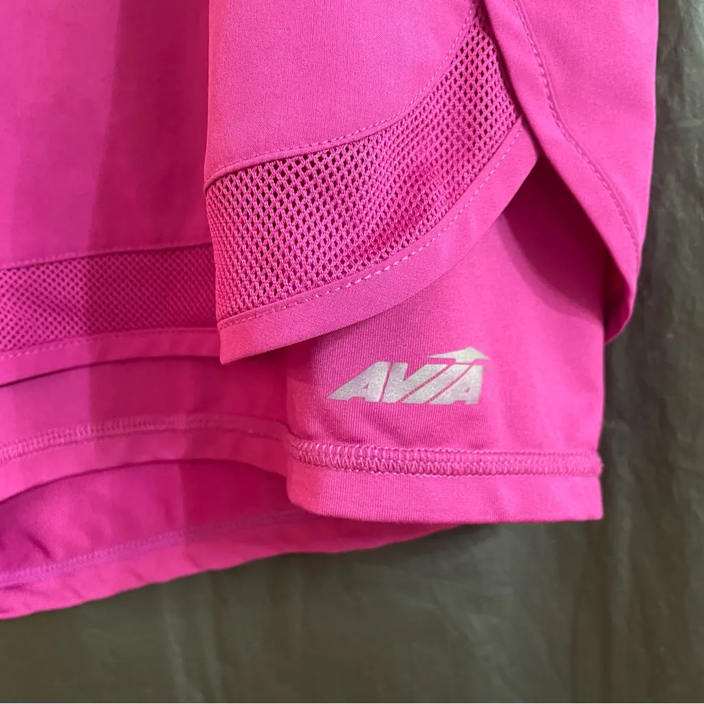 Avia XL Pink Athletic Shorts Running Performance Training Athleisure Track - Image 2