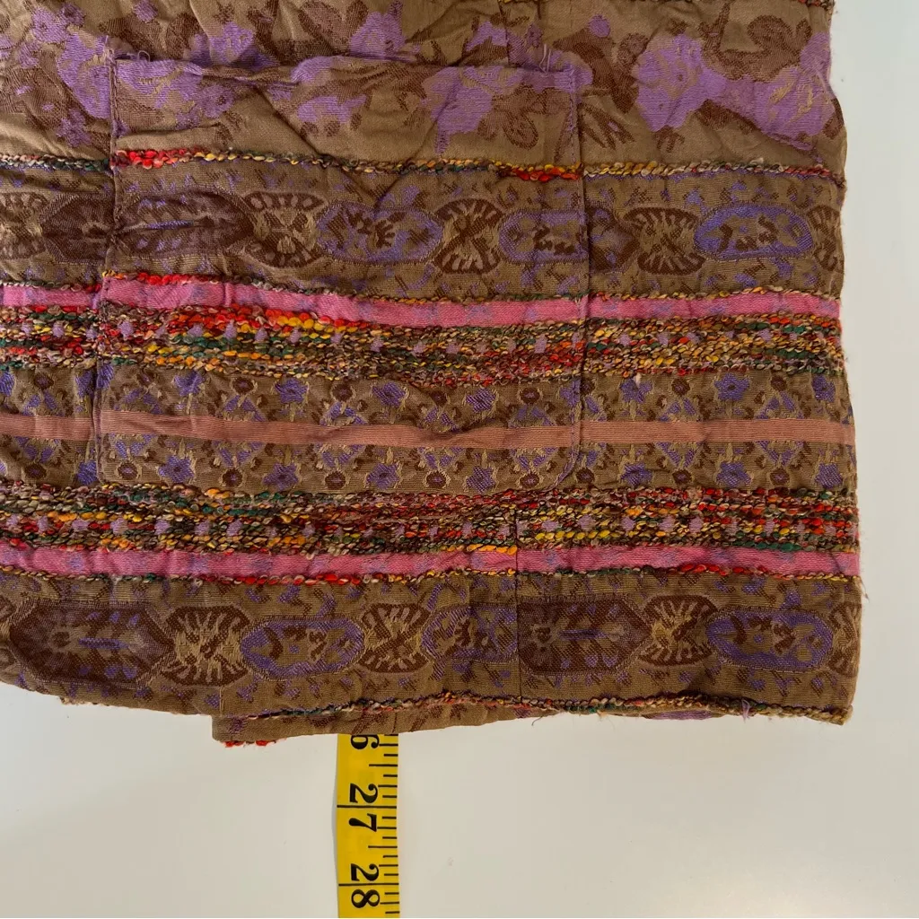 Coldwater Creek Womens Tapestry Full Zip Jacket Size 2X Artsy Boho Ethnic Loose - Image 7