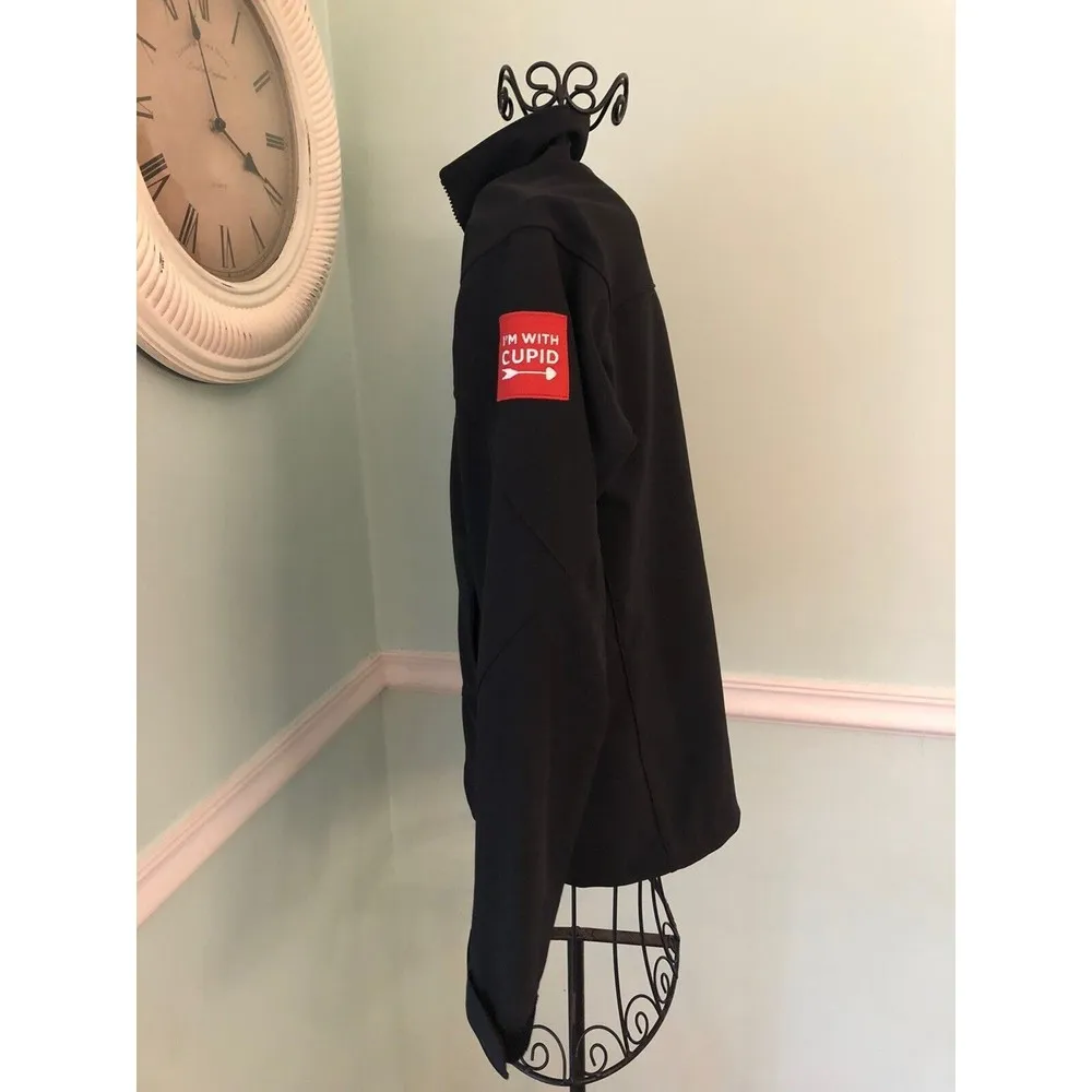 Patagonia Adze Polartec Windbloc Soft Shell Zip Front Jacket Sz S Black Logo - Image 4