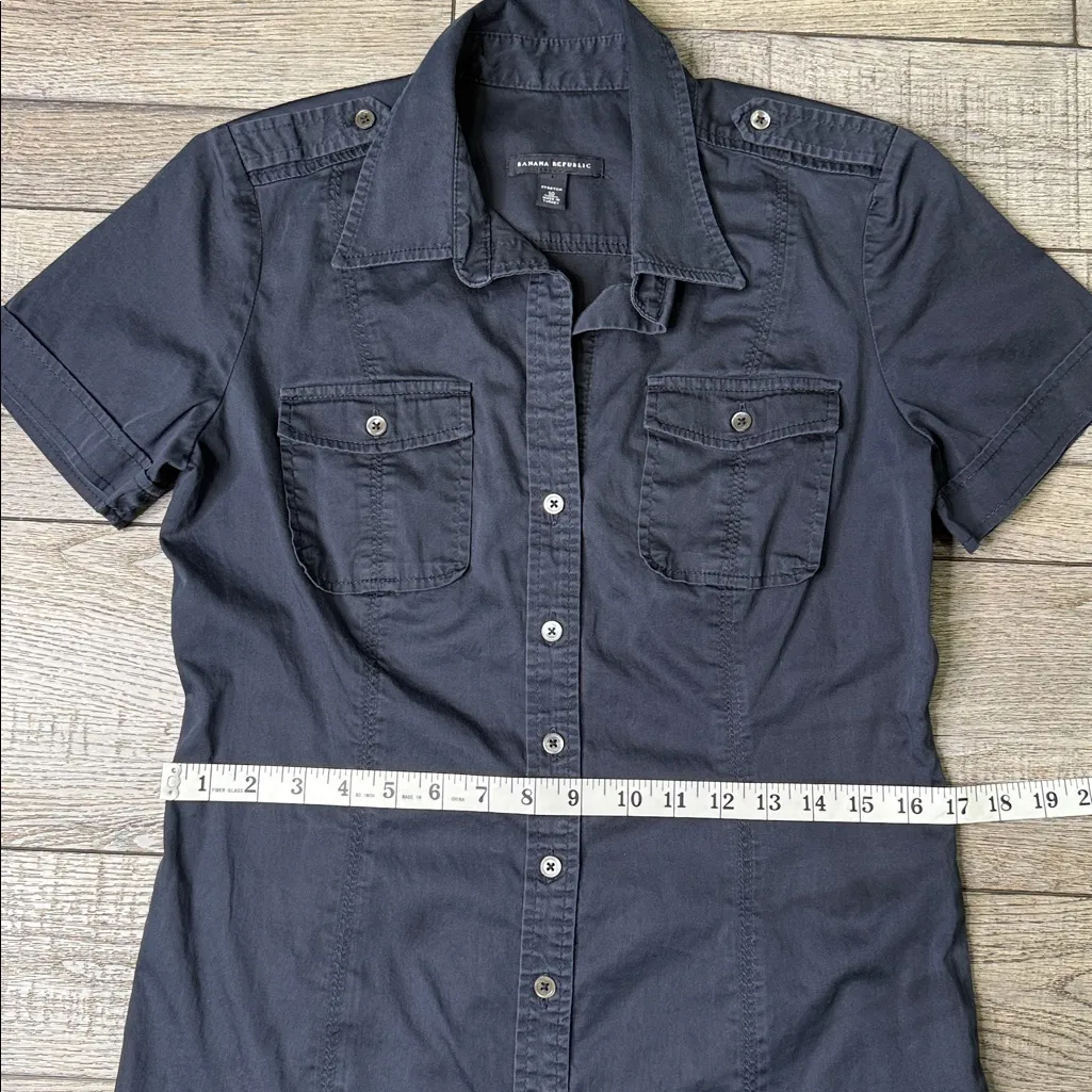 Banana Republic  Black Stretch Fabric - Image 5