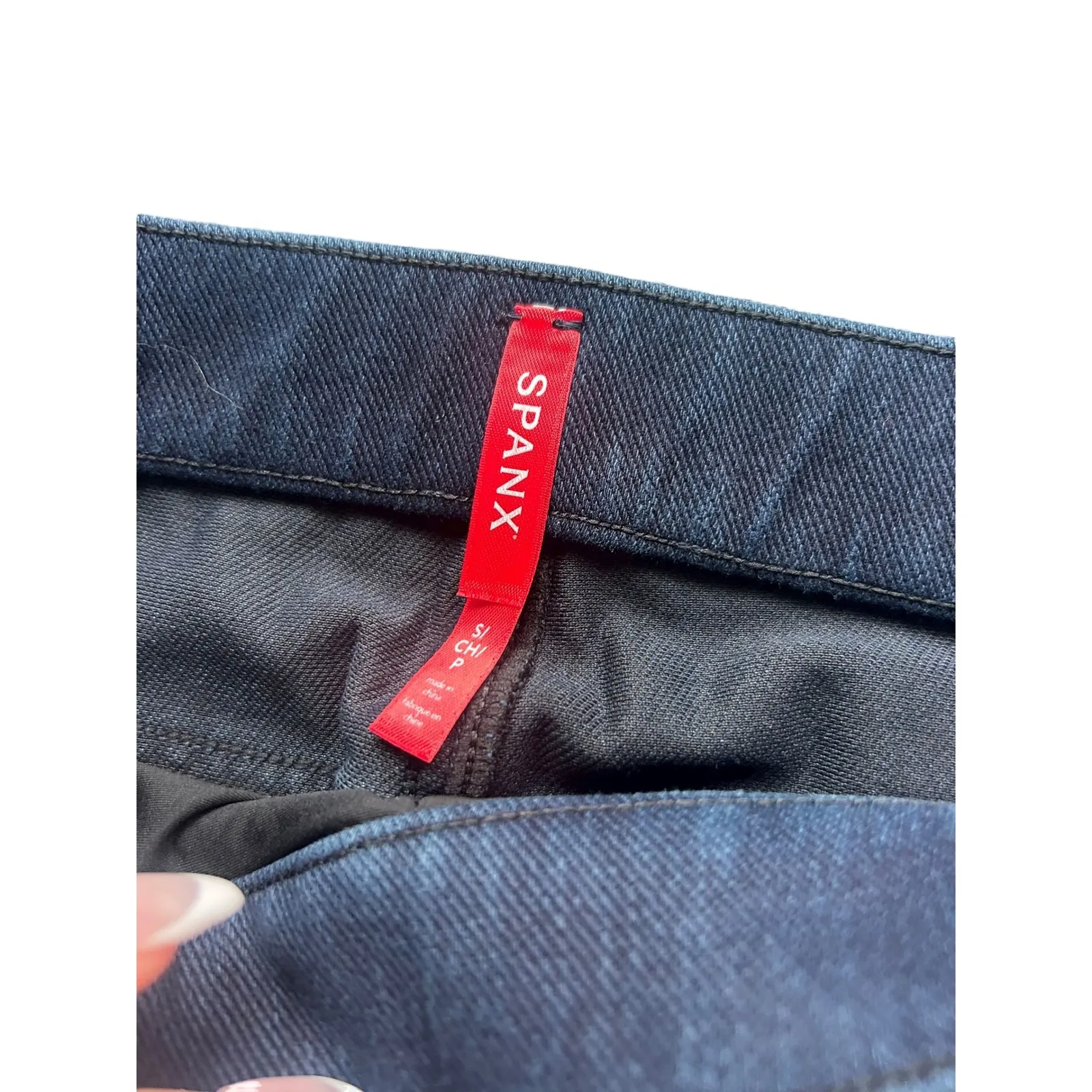 SPANX Ankle Jeanish Leggings Twilight Rinse Denim Skinny Size S NWT - Image 6